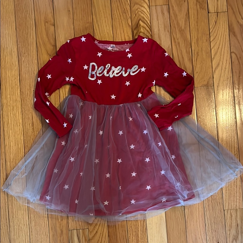 Okie Dokie Red and White Star Dress